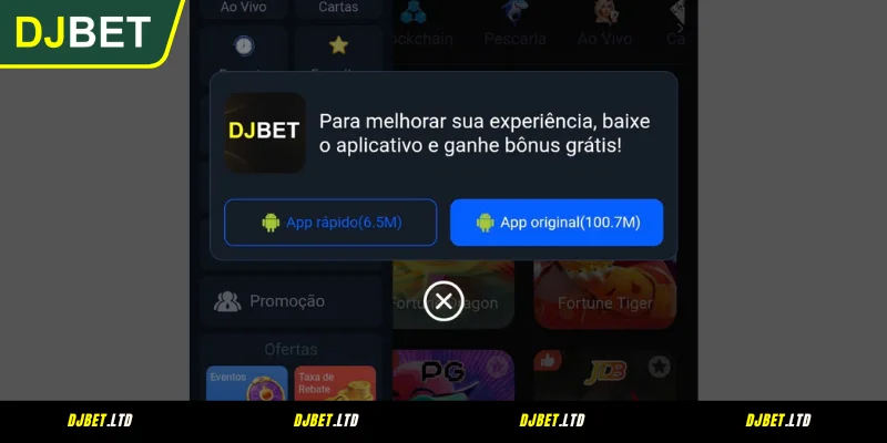 Baixar DJBET App no Android