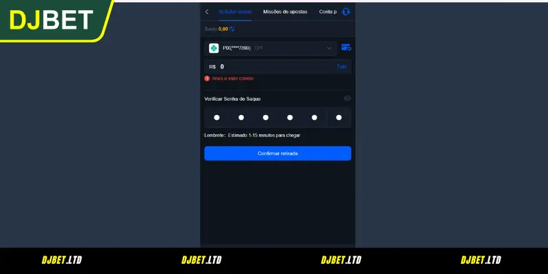Perguntas Frequentes ao Realizar o DJBET Saque via PIX